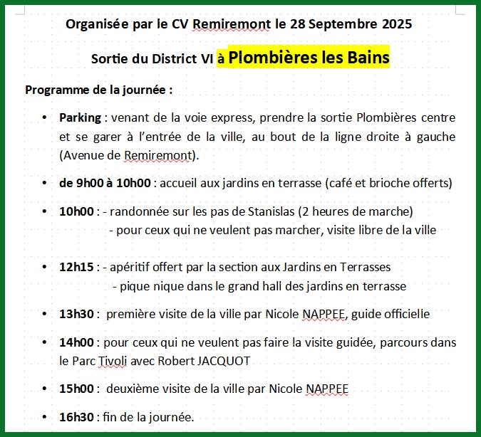 affiche20250928 sortie D6 PlombieresLesBains